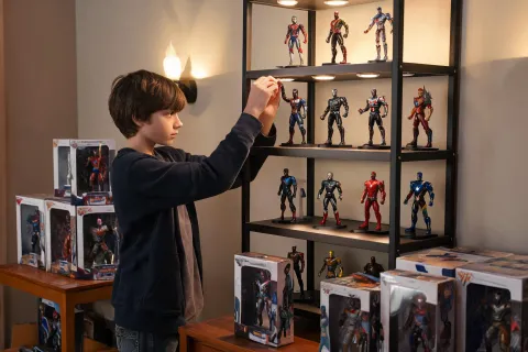 Big kid collector display